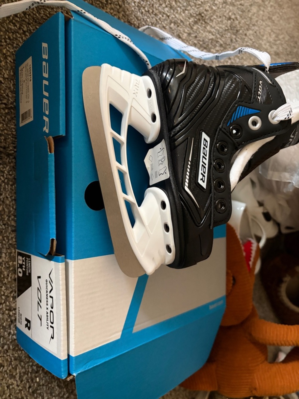 Bauer Black and Blue Ice Hockey Skate